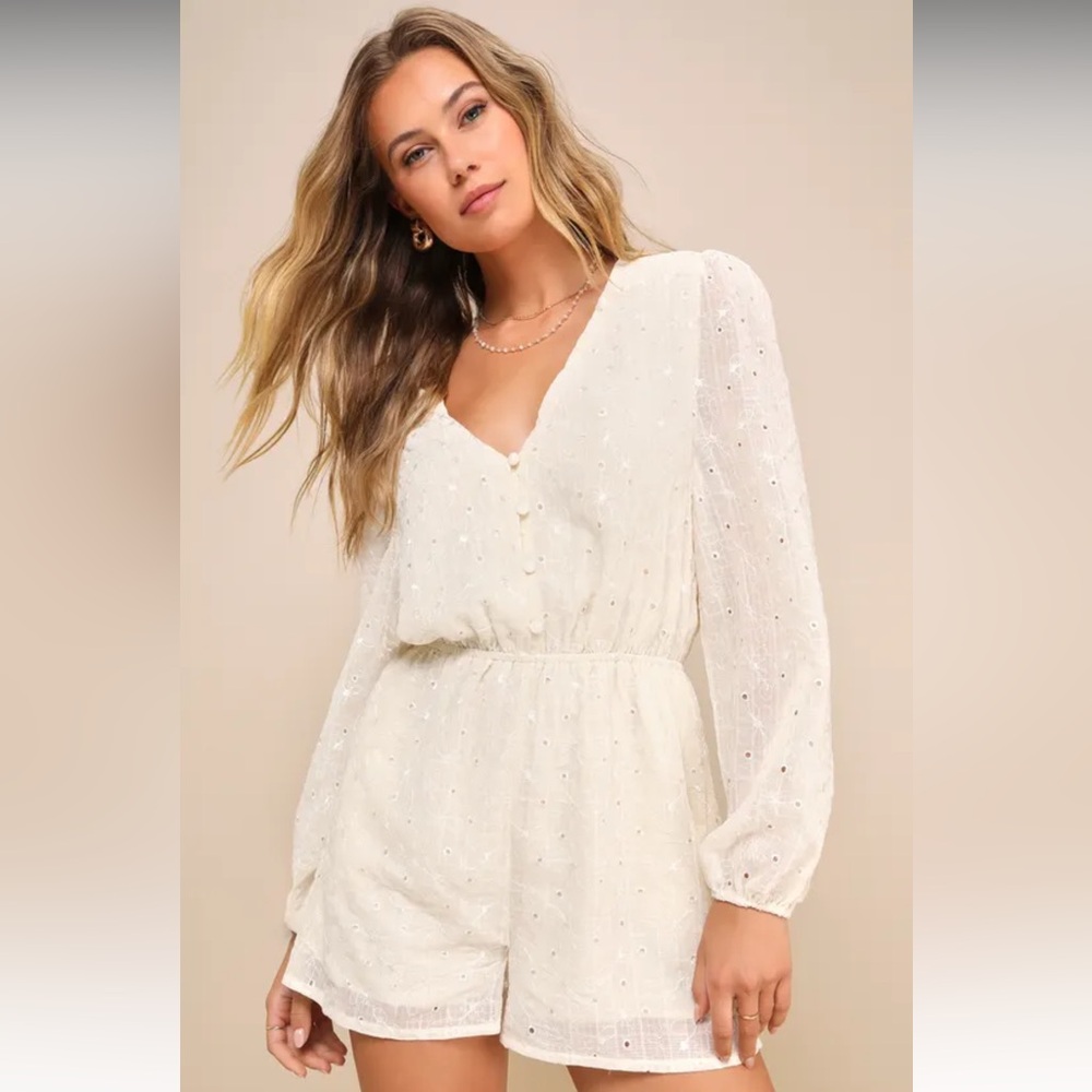 Lulus Long Sleeve Romper